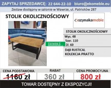 SZYNAKA MEBLE - STOLIK OKOLICZNOŚCIOWY PRATTO